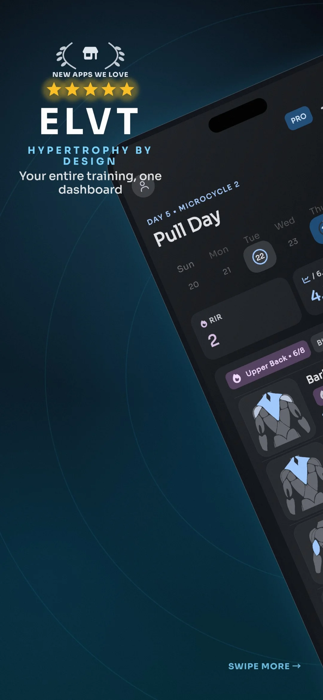 ELVT – Hypertrophy by Design – your entire training, one dashboard