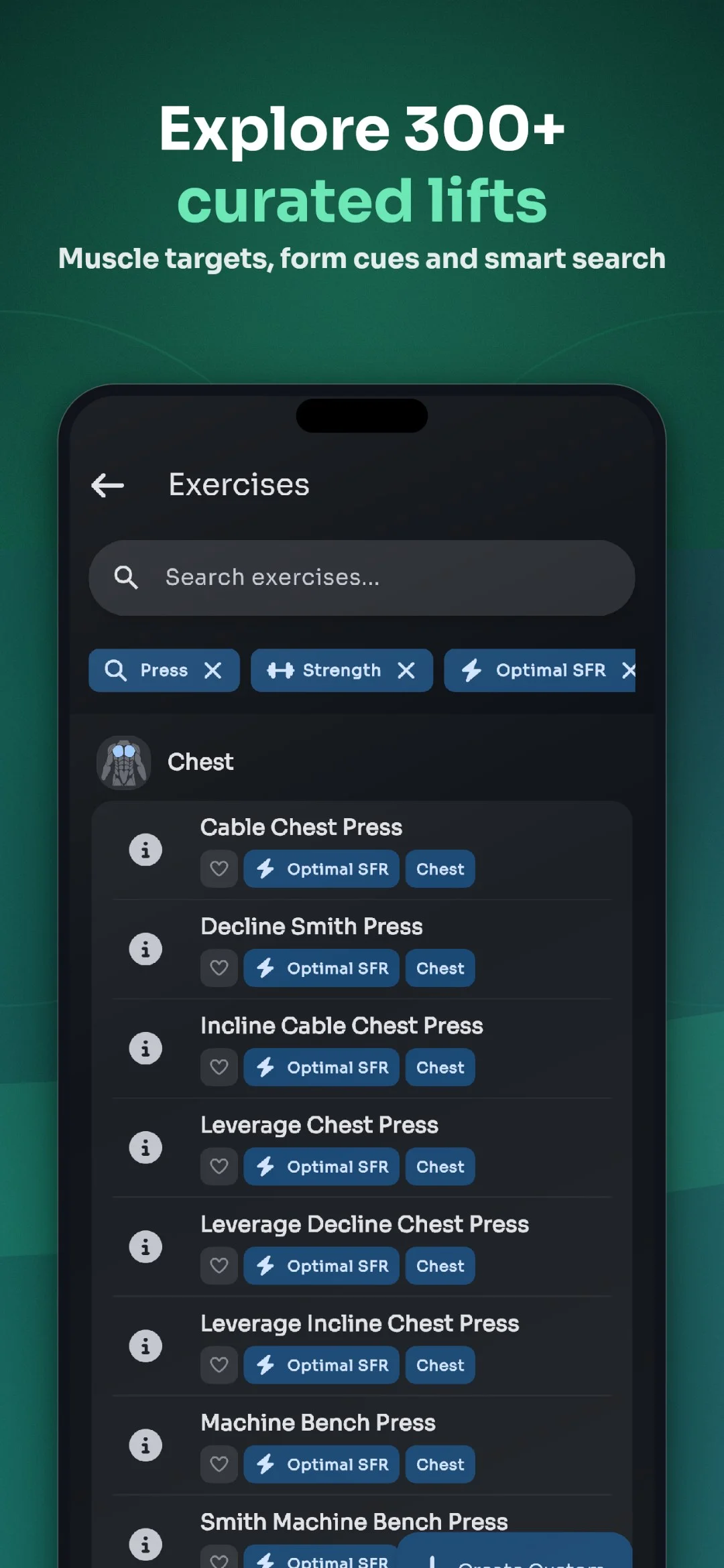 ELVT exercise library – explore 300+ curated lifts with form cues and smart search