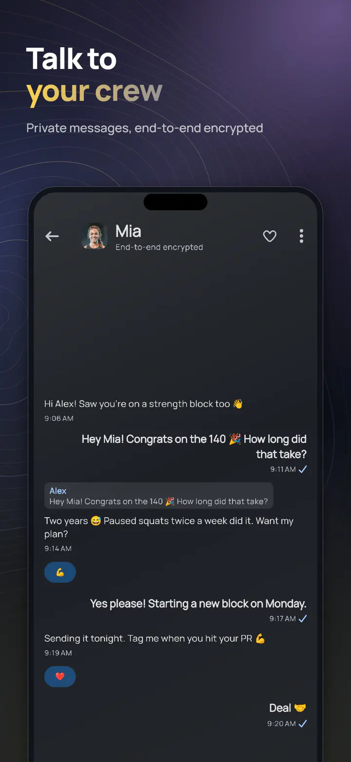 ELVT Circles – talk to your crew in private messages, end-to-end encrypted