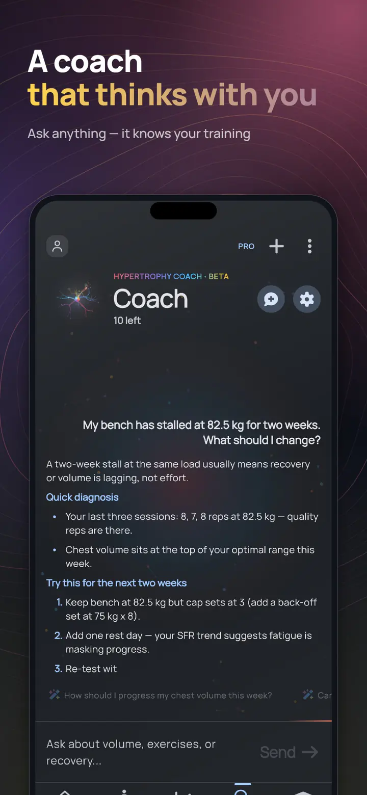 ELVT AI coach – a coach that thinks with you: ask anything, it knows your training